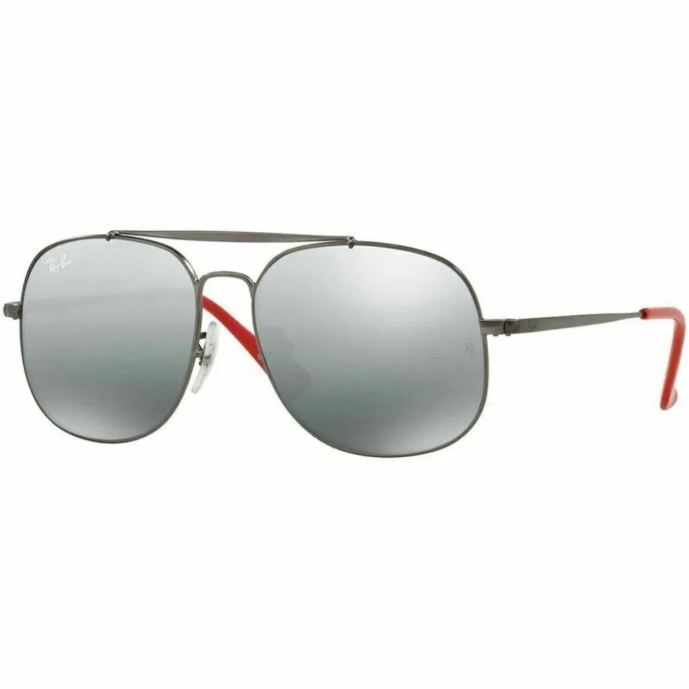 Ray Ban Aviator Sunglasses W/Grey Silver Lens